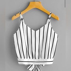 Striped Blouse Tank
